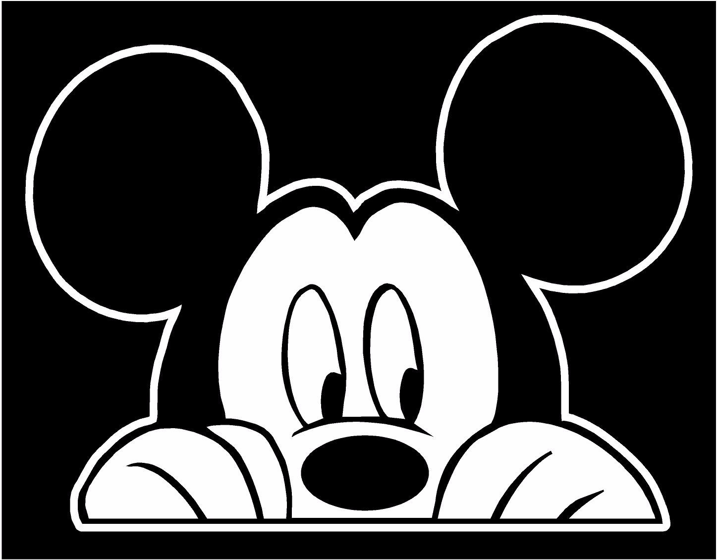 Mickey Mouse Peek a Boo peeking vinyl window laptop decal disney car truck cool