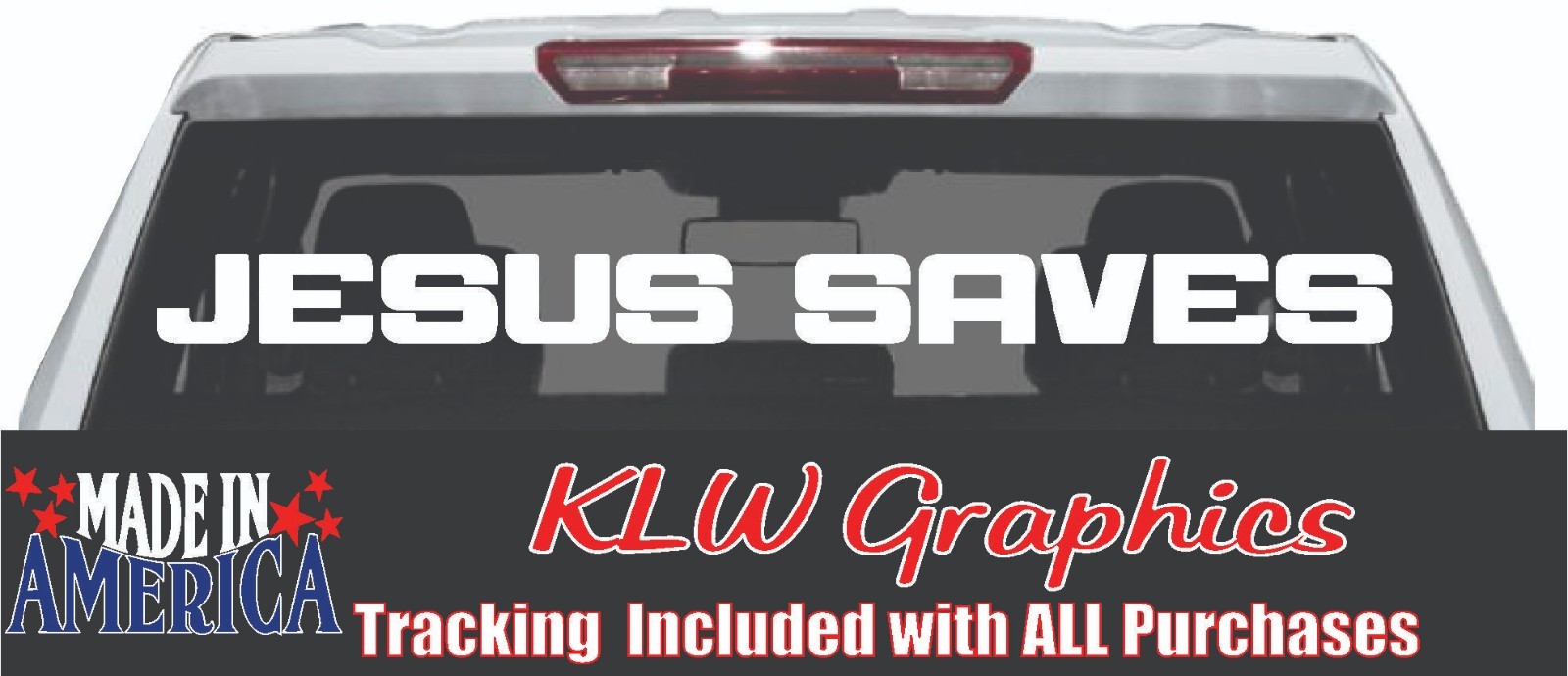 Jesus Saves Decal Sticker God Faith Family Religious Christian Car Diesel Truck