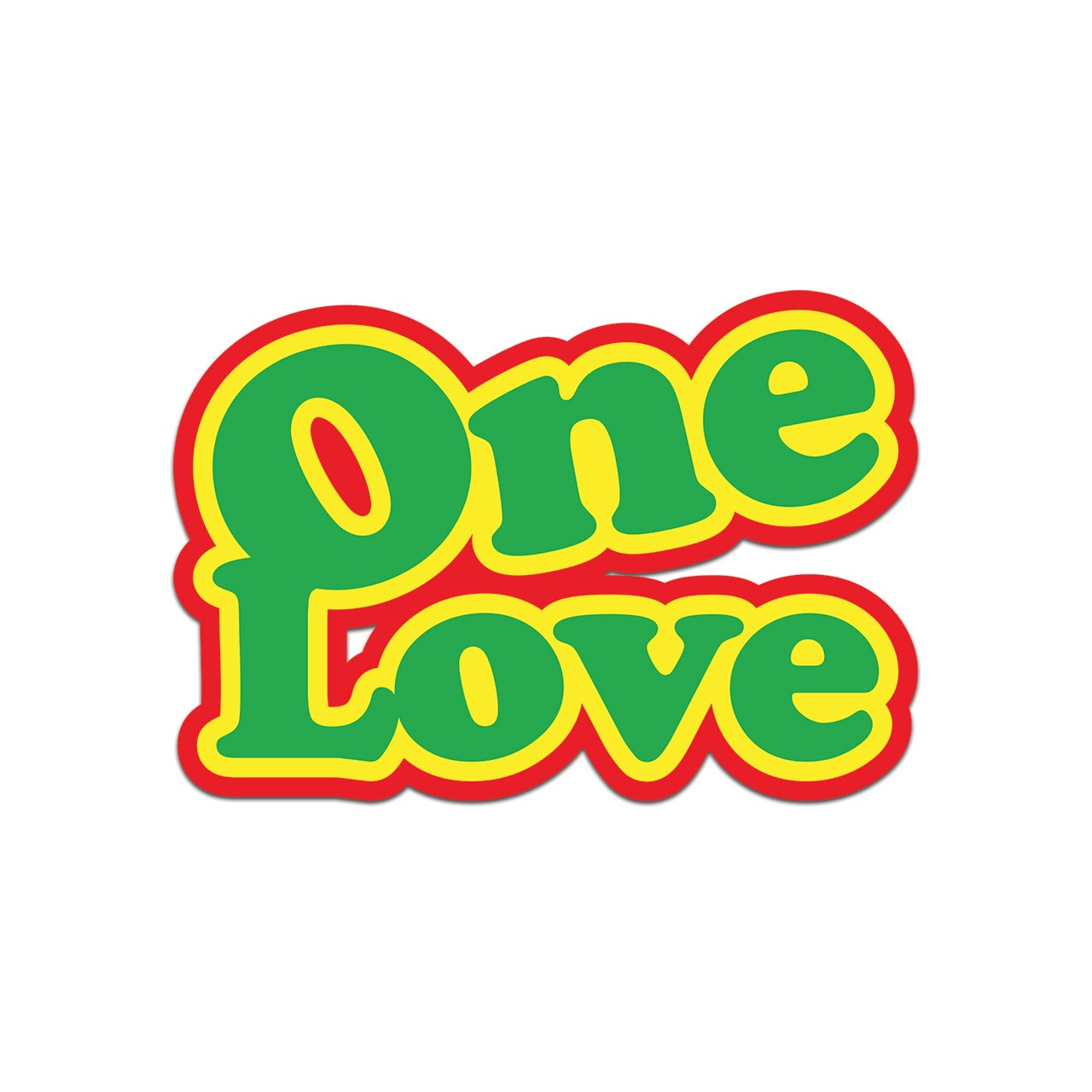 One Love Sticker Decal