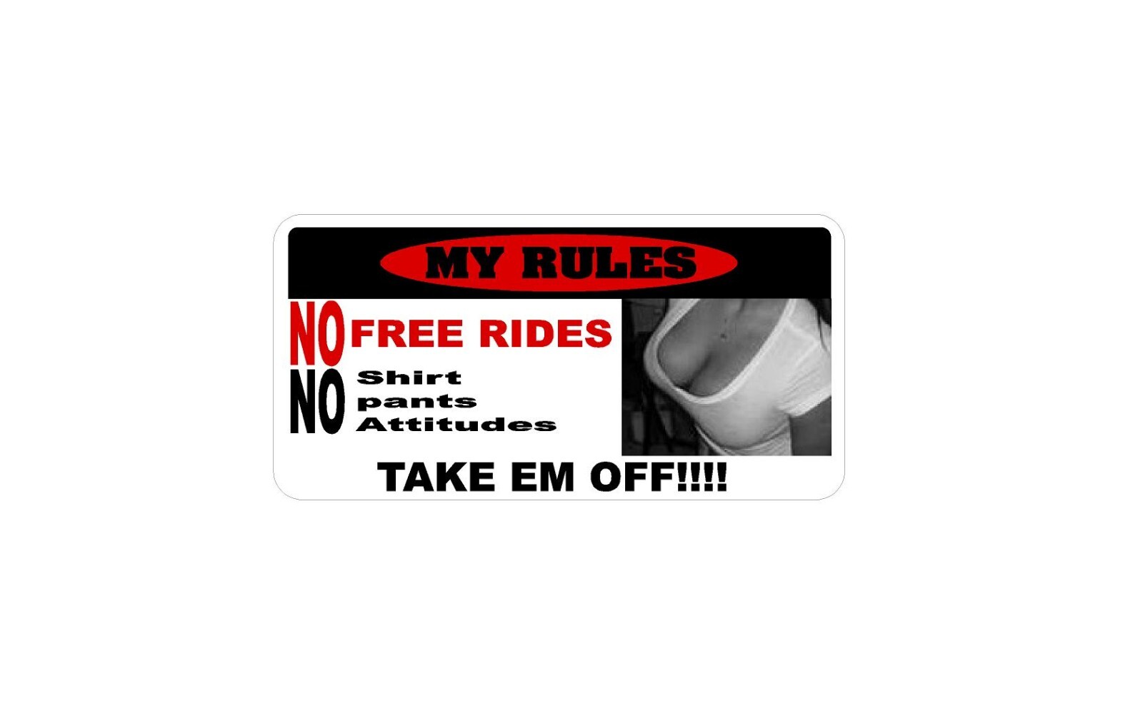 2 Free Ride = Take em off decals #2 2×4 inches for Toyota Tacoma Tundra 4Runner