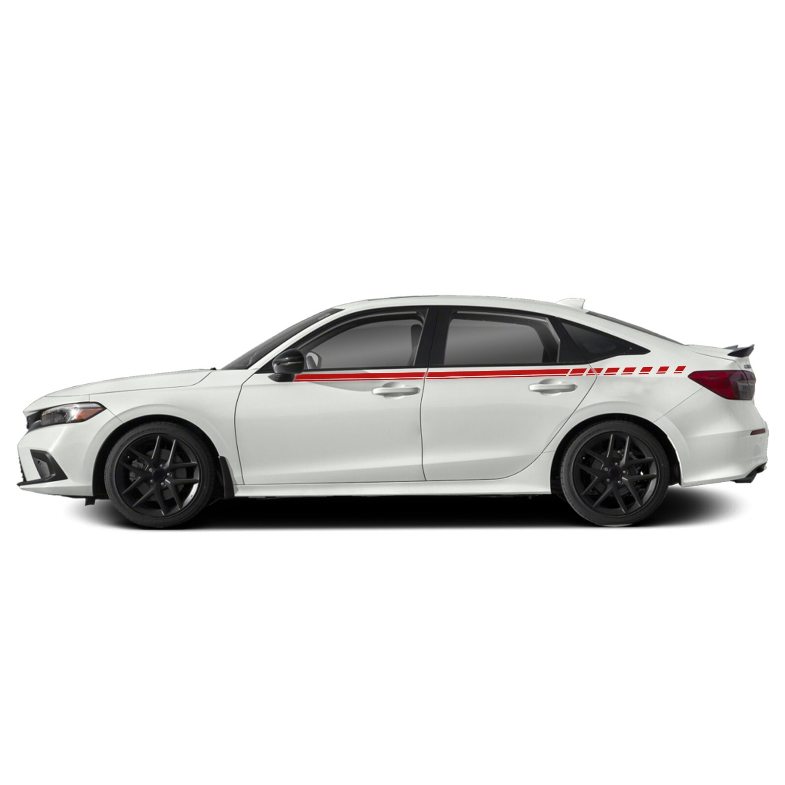 Upper door line stripes graphics stickers decal compatible with Honda Civic