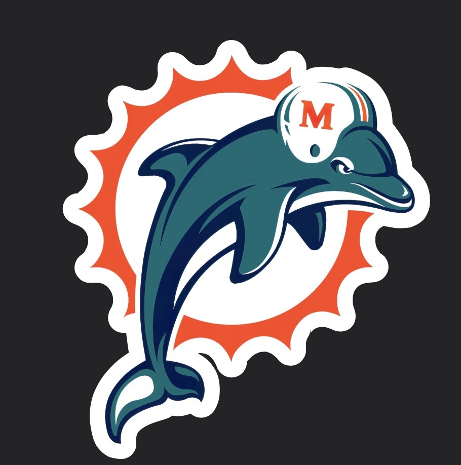 Custom NFL sticker decals – Fast Shipping! Many Sizes!!