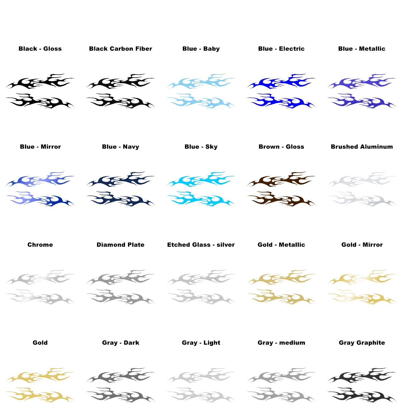 Pinstripe Decal Pair -Many Sizes and Colors to Choose From- Free US Shipping!