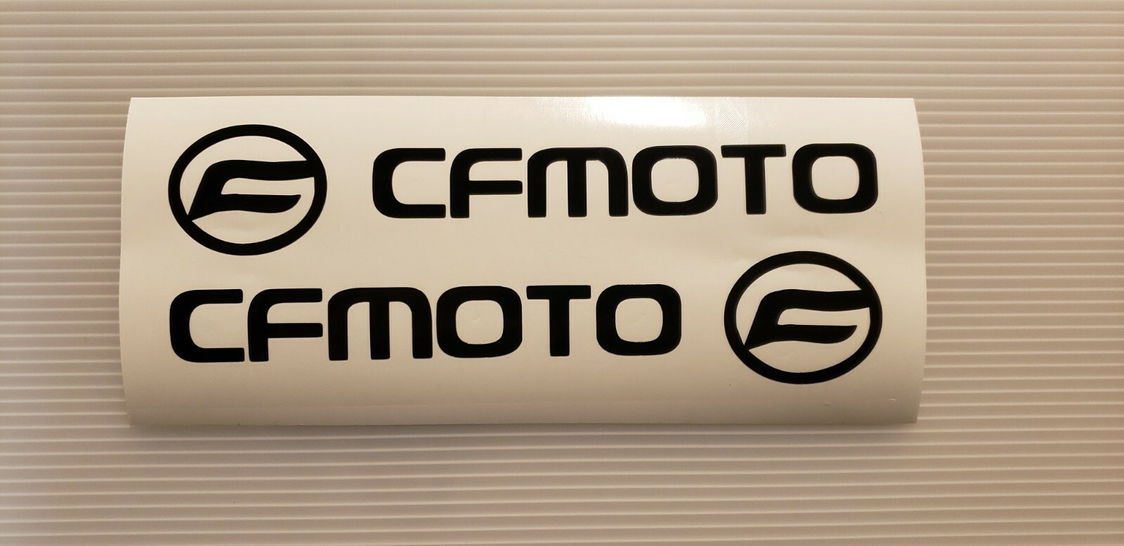 CF Moto Decal with Logo Left and Right Side. Pick color/size TRACKED & INSURED