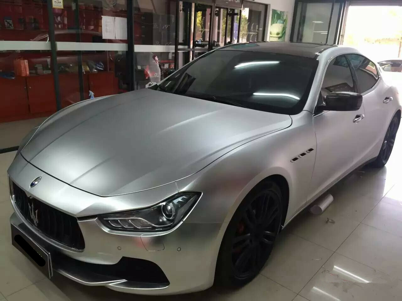 Premium Satin Matte Chrome Metallic Vinyl Film Wrap Sticker Air Bubble Free