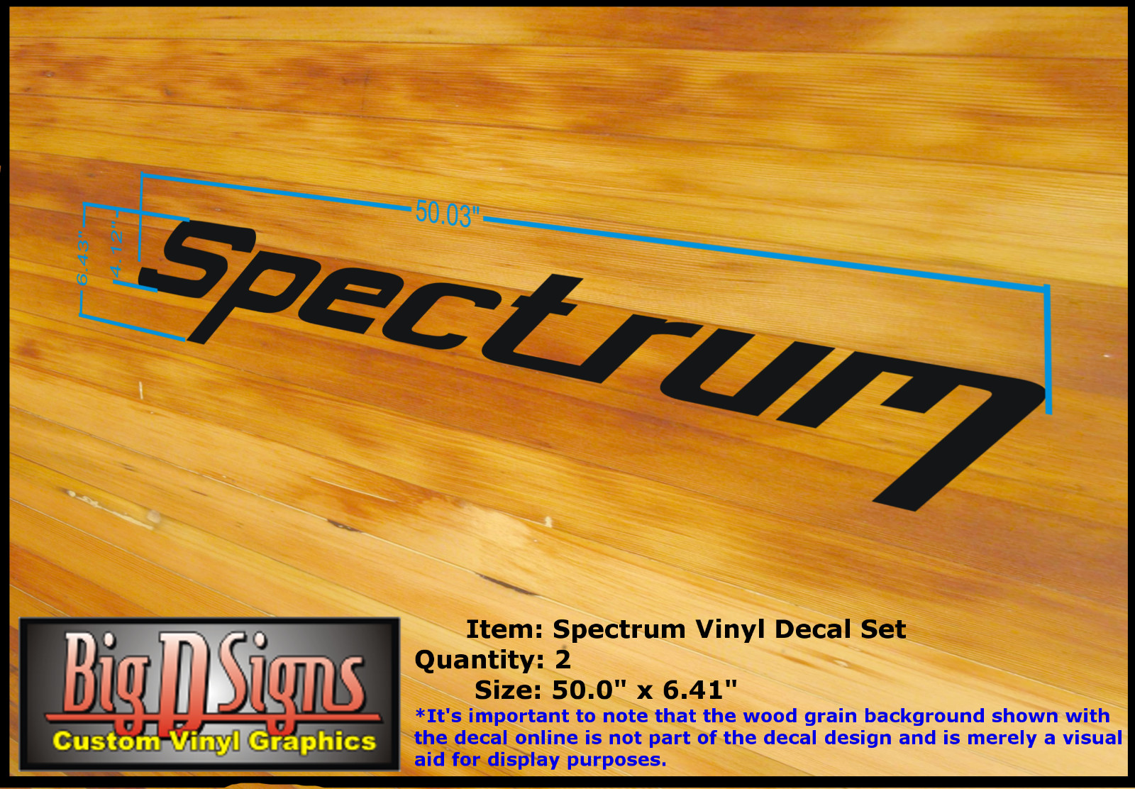 50″ Long Spectrum Set (Qty 2)