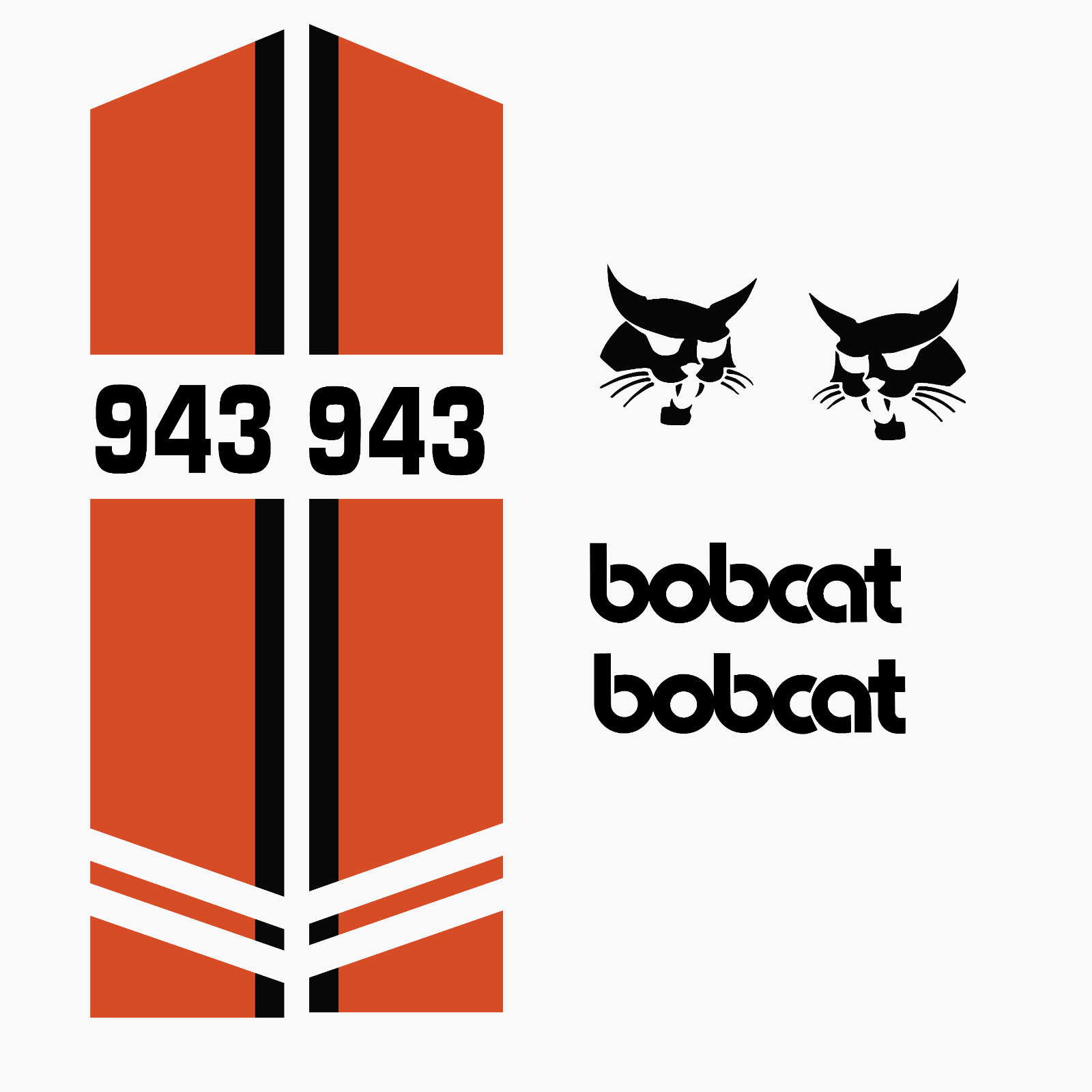 Fits Bobcat 943 Decals Stickers kit Repro Aftermarket Decal kit Premium Vinyl