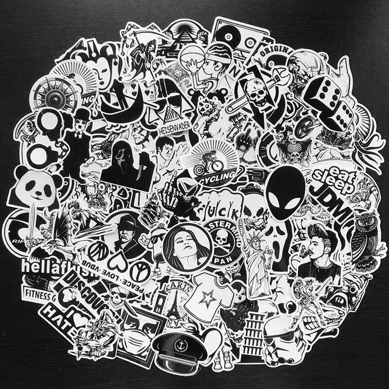 1000Pc Mixed Sticker Pack Motocross Motorcycle Drift Car ATV Racing Helmet Decal
