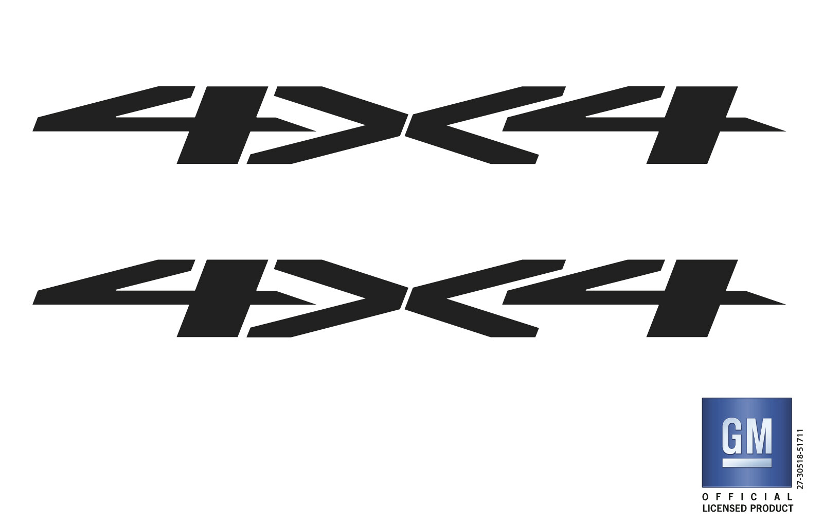 2019 20 21 22 23 24 Chevy Silverado 1500 2500 3500 Matte Black 4X4 Bedside Decal