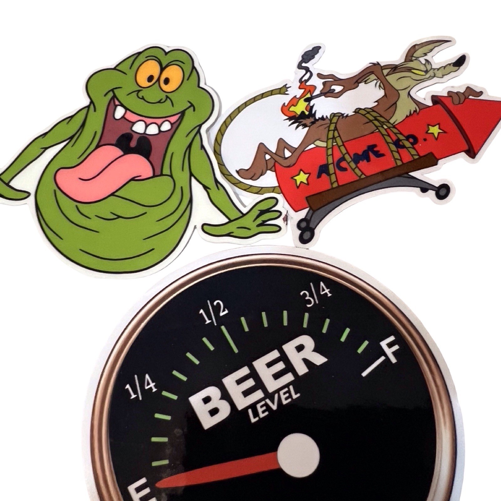 Retro RAT Fink Hot Rod Stickers Imperfect Print And Cuts 3 For 1