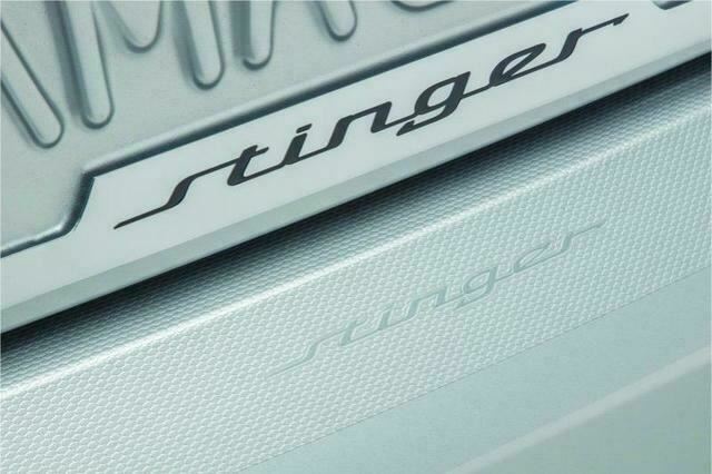 Genuine Kia 2018 Stinger Base Rear Bumper Protector Clear Applique J5F28-AU100