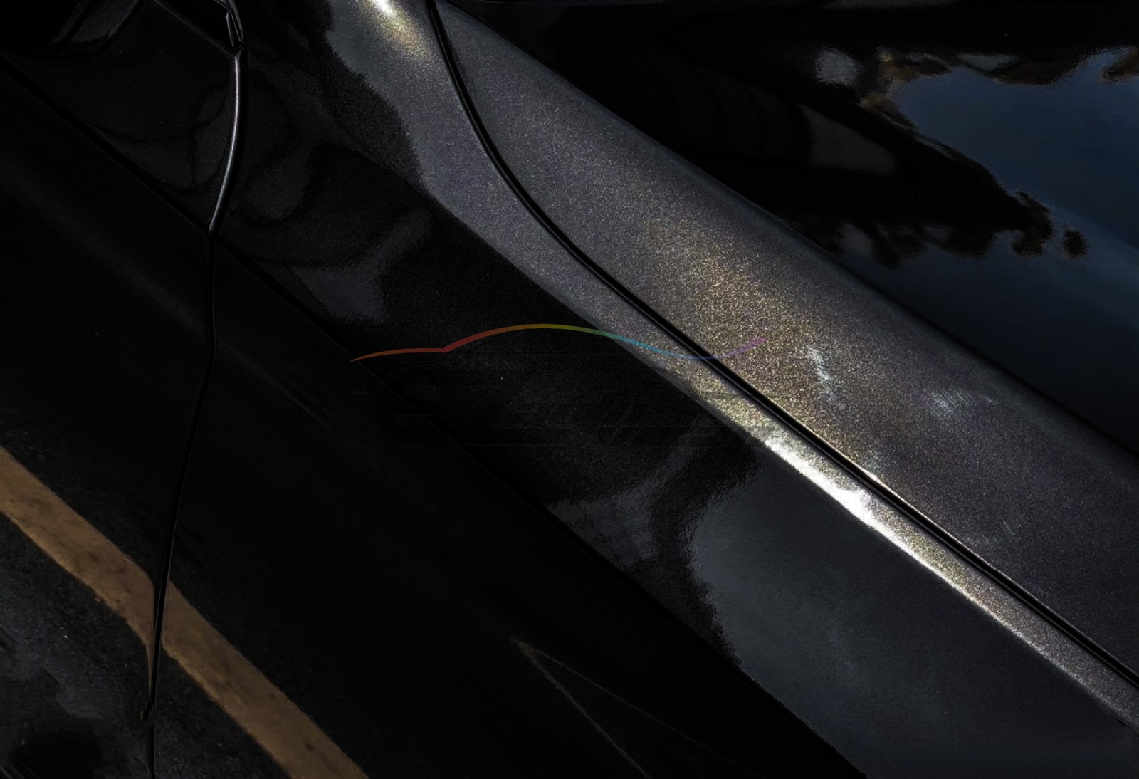 Gloss Metallic Graphite Gray PPF TPU Paint Protection Film Dry Wet Vinyl Wrap