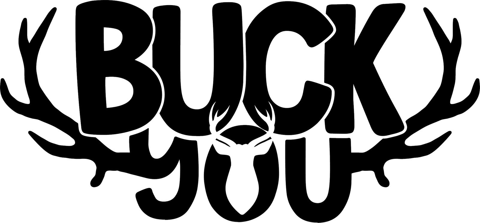 4x Buck You Decal ,hunting ,Browning ,Vinyl Sticker Atv -Side By Side 4inx3in