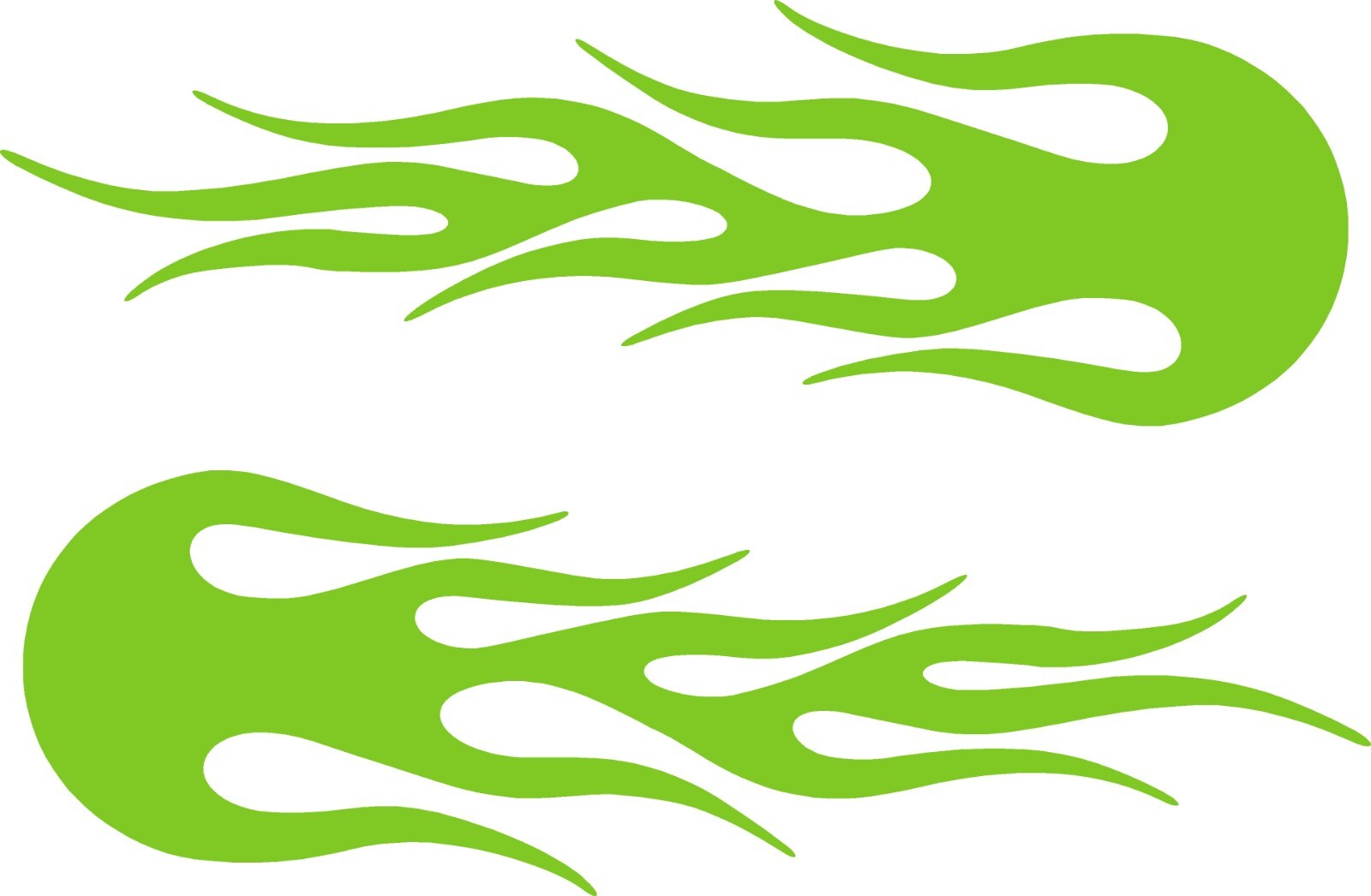 Vinyl Flames Decals Car Truck RV Golf Cart Stickers Graphics # 10 + Colors