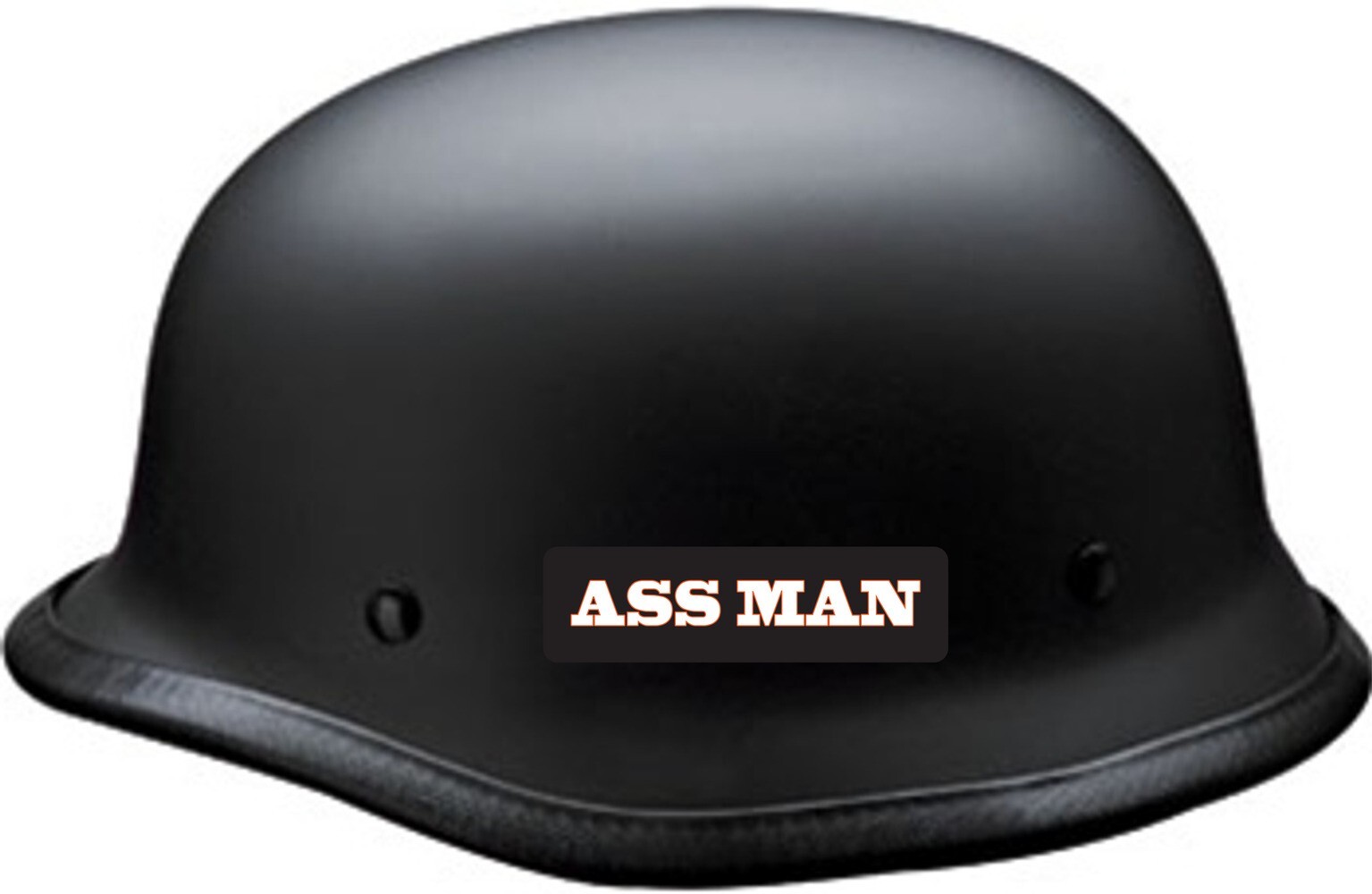 Ass Man Motorcycle Helmet Sticker B