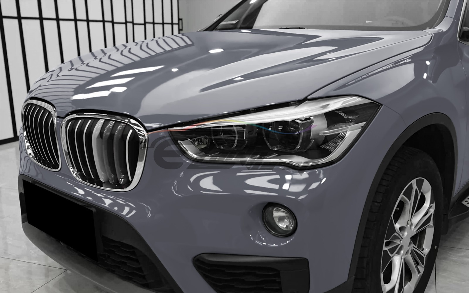 TPU Color Gloss Battleship Gray PPF Paint Protection Film Dry Wet Car Vinyl Wrap