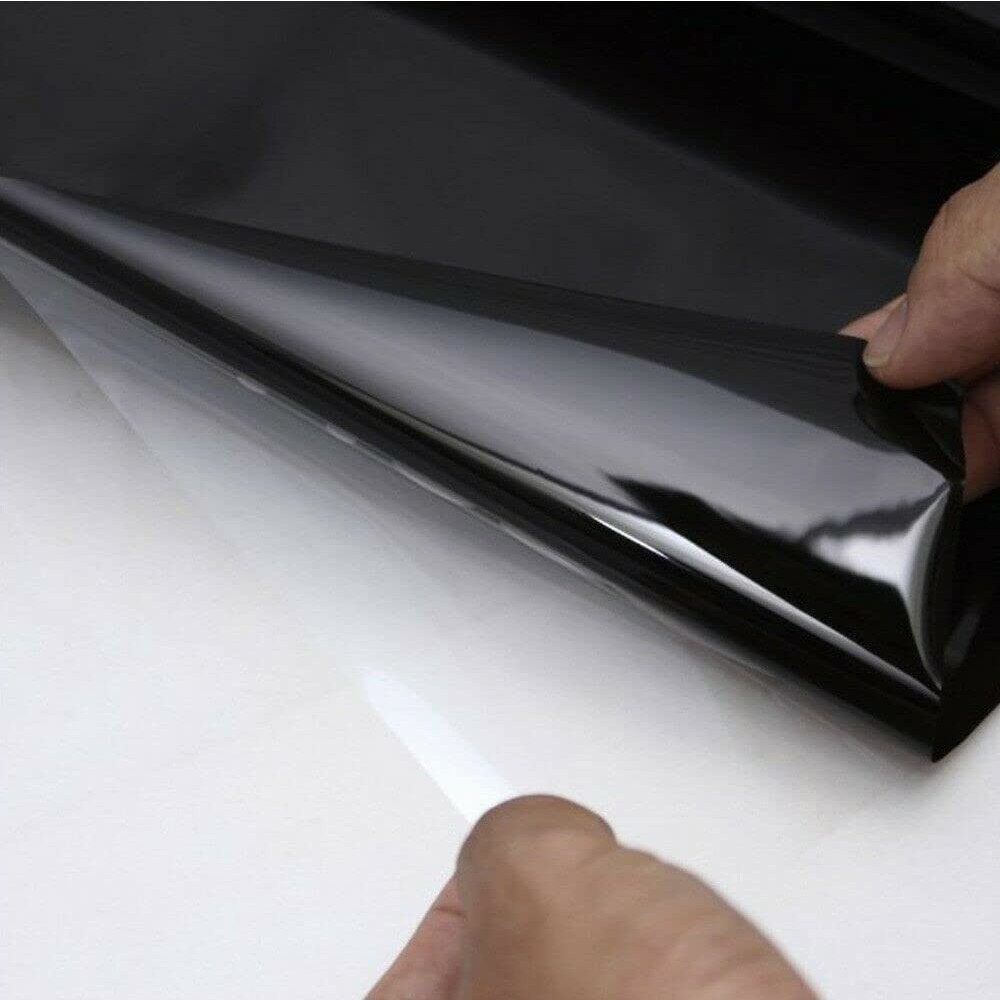 Car Sun Visor Strip Tint Film Front Windshield UV Shade Banner Accessories Black