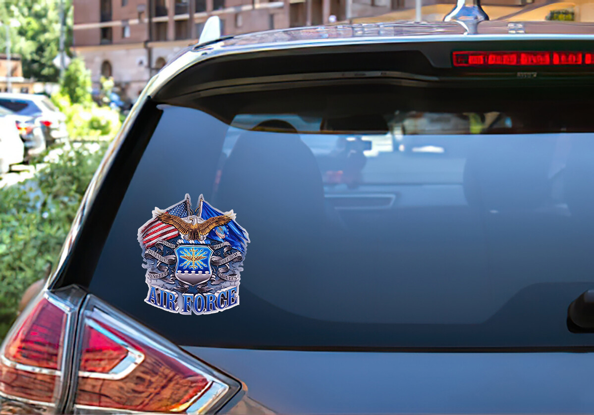 Decal United States Air Force – USAF Veteran sticker car window bumper 2