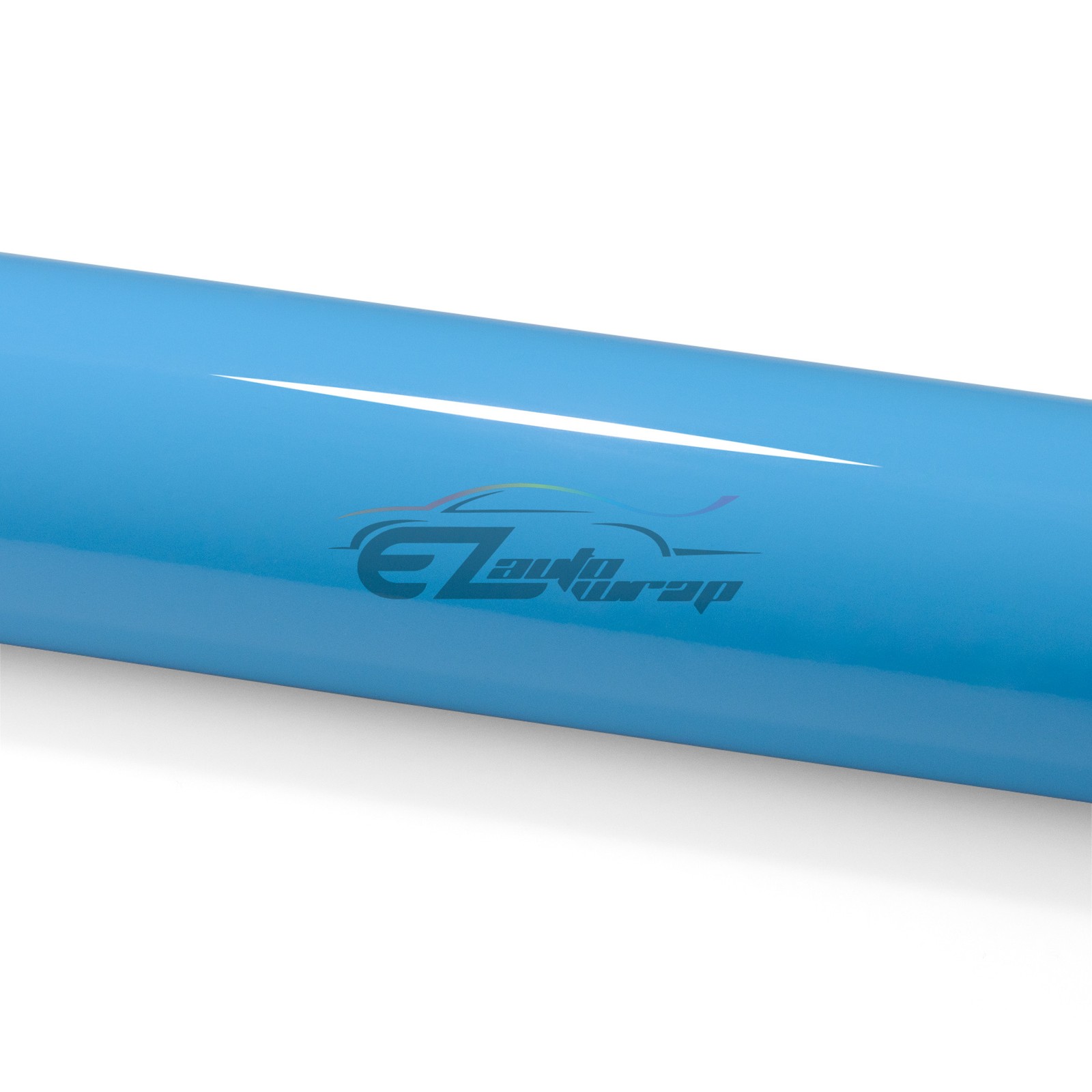 ESSMO PET Super Gloss Baby Blue Car Vehicle Vinyl Wrap Decal Glossy Like Paint