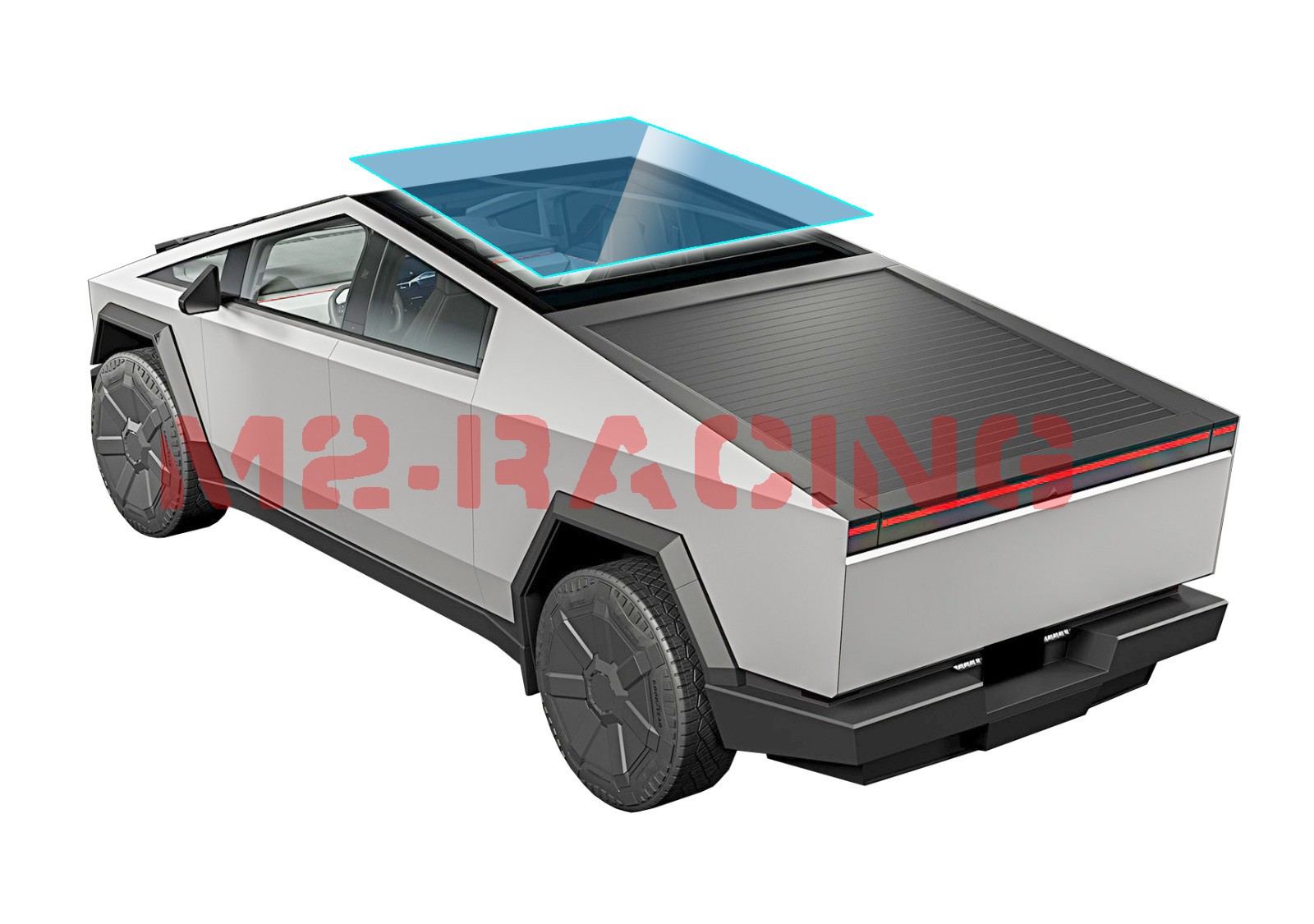TPU Essmo Security Light Blue Glass Car Sunroof VLT70% UV99% Windshield Sunshade