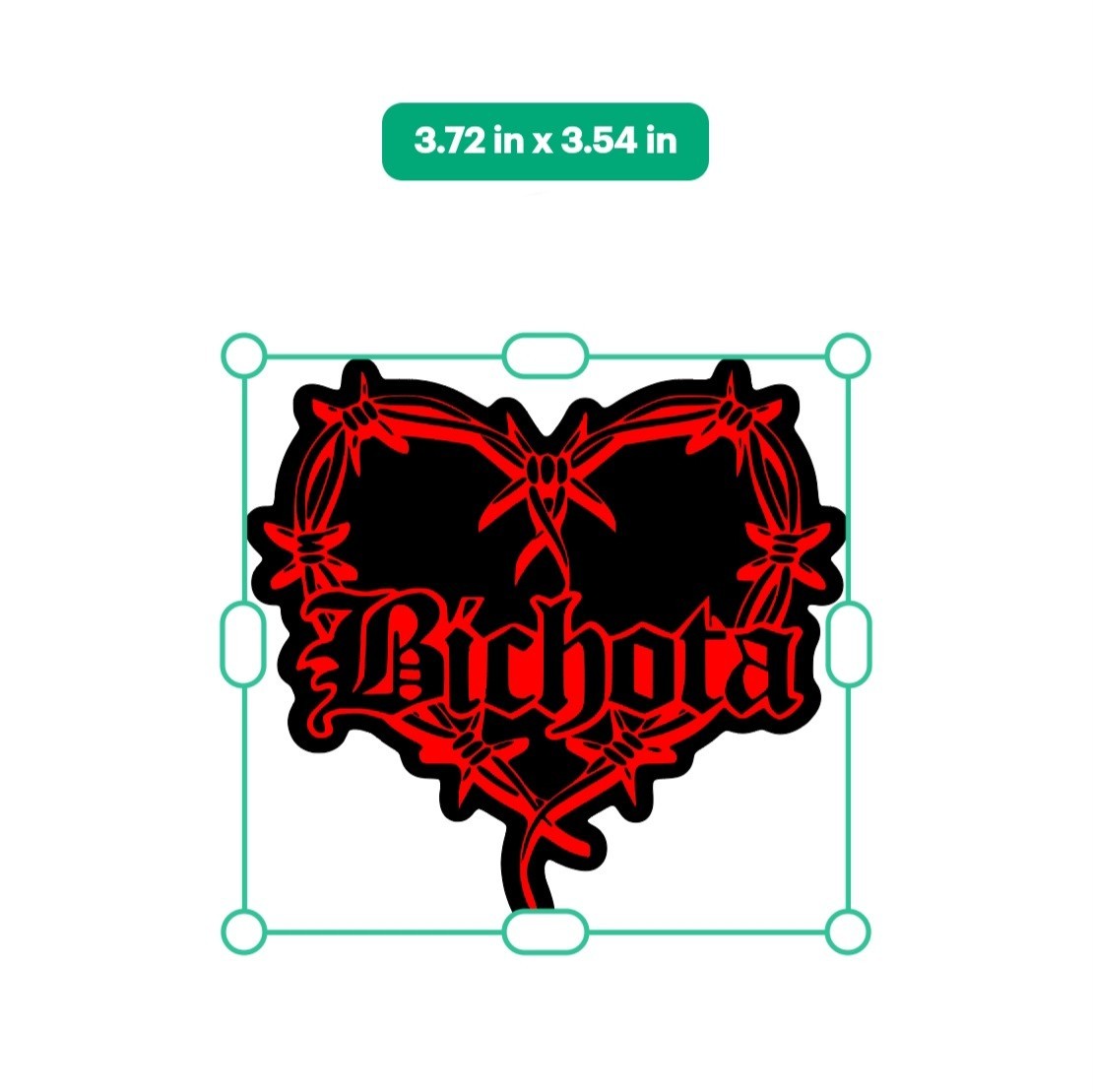 Bichota Sticker Decal JDM 1Pcs