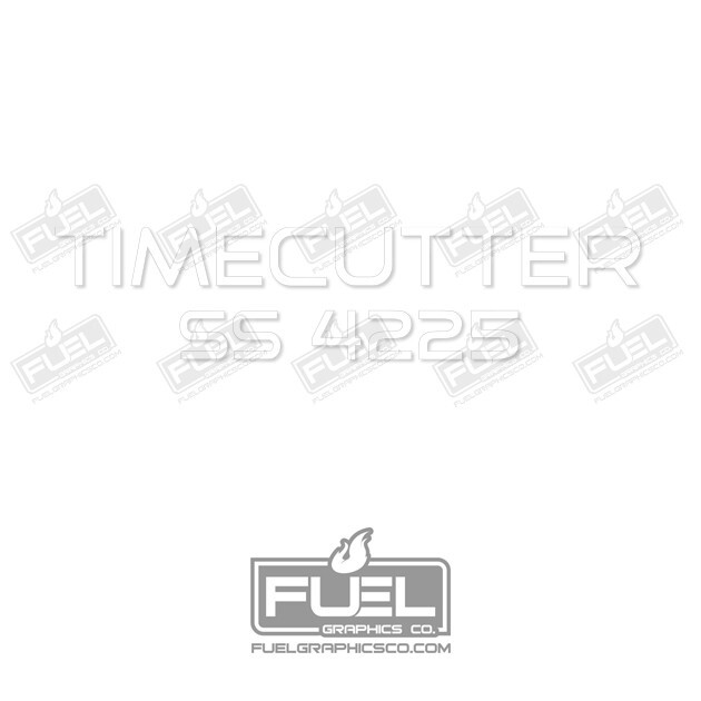 Toro TIMECUTTER SS 4225 Premium Vinyl Decal – 11″ wide x 2.5″ tall