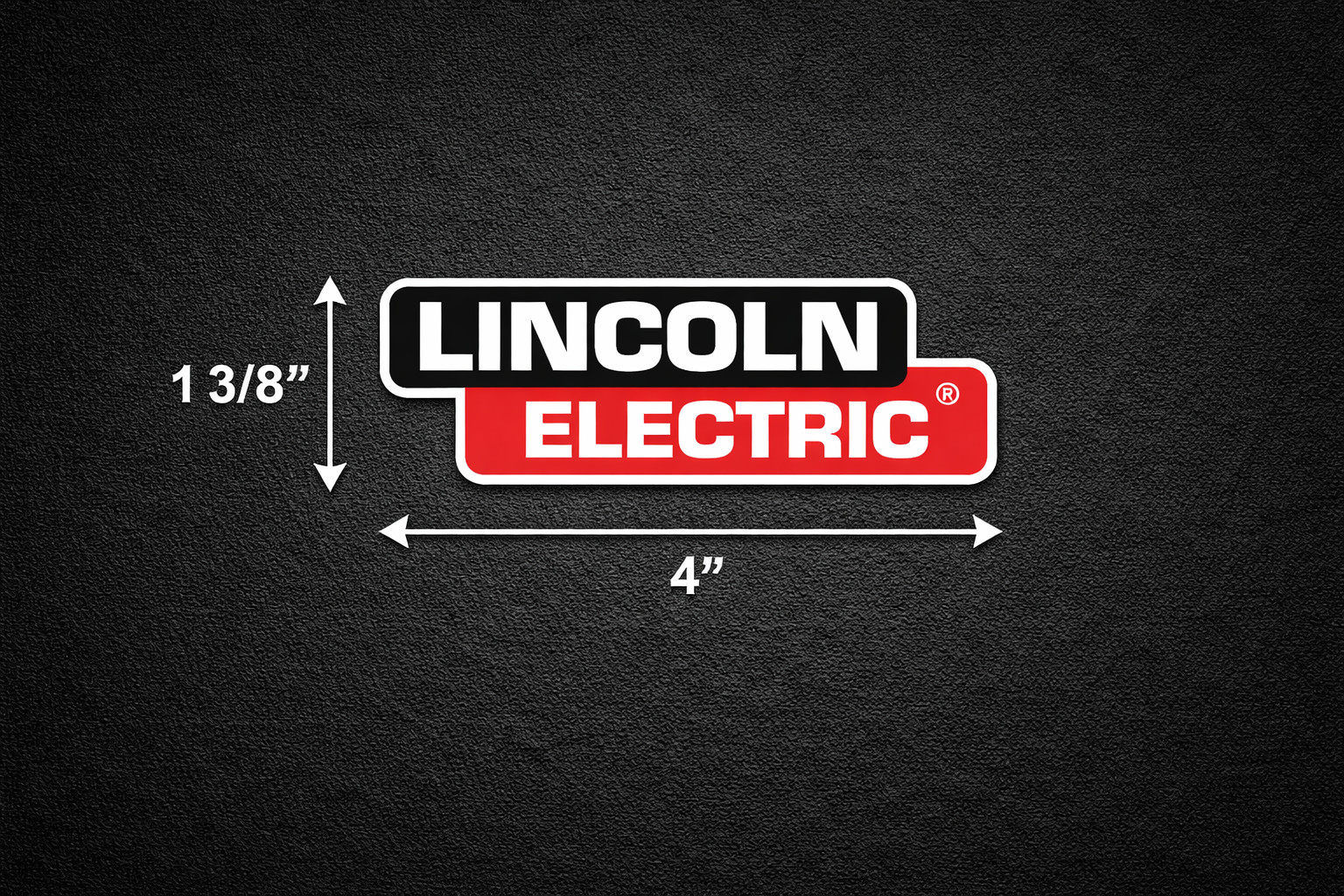 Lincoln Electric (2) Decal Stickers Free Shipping and Tracking 4″ P77