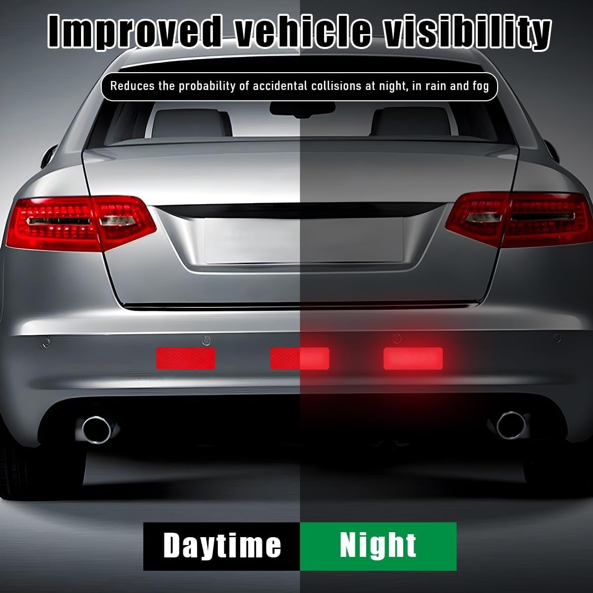Reflective Stickers for Cars – 20 PCS Waterproof and Scratch-Resistant
