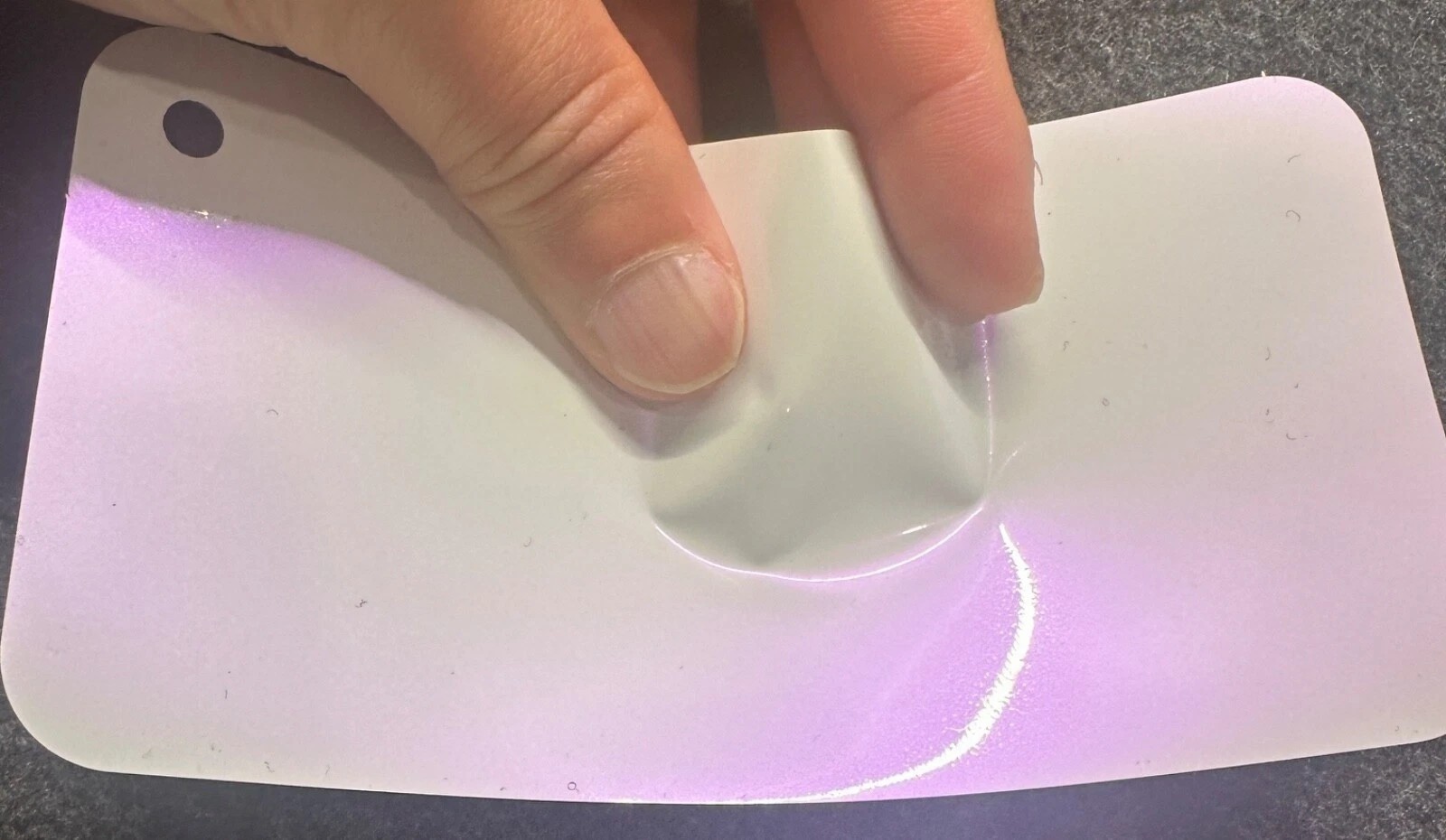 Cybertruck DIY PPF Paint Protection Film Wrap Color Change Gloss White To Purple