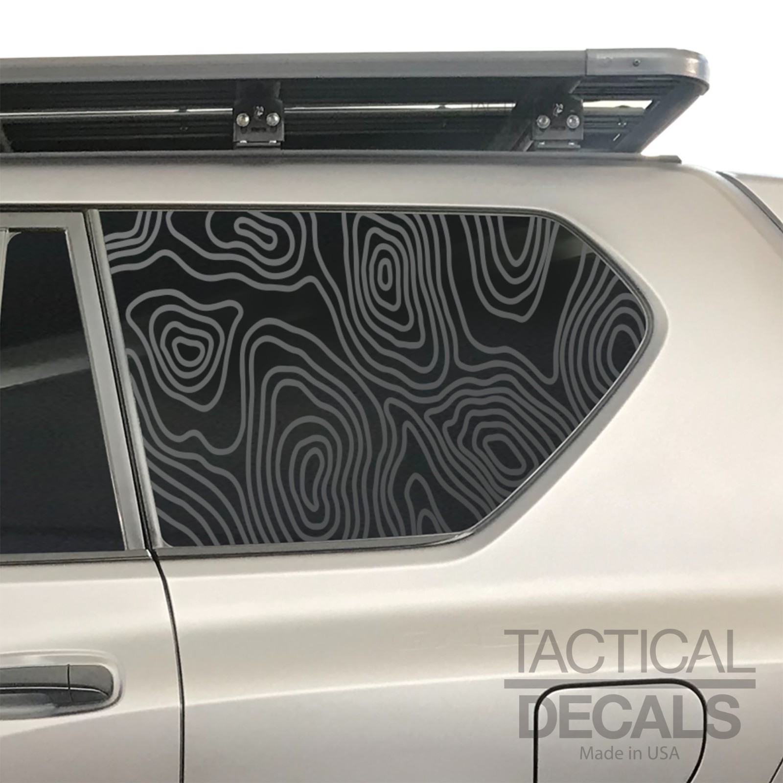 Topographic map lines design Decal for 2010-2023 Lexus GX460 GX1-TX3