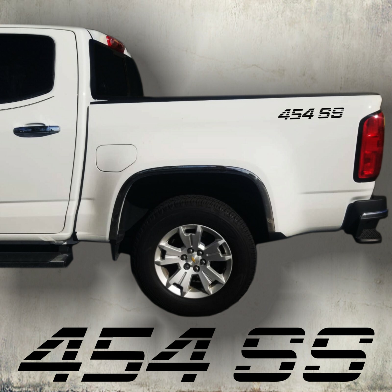 454 SS stickers decal Black glossy or black matte Truck cut design (SET)