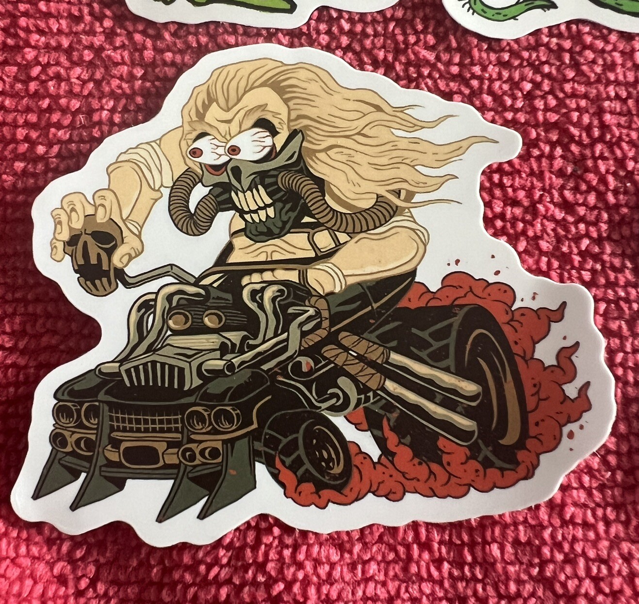 🔥 7 Rat Fink Mouse Ed Big Daddy Roth Hot Rod Art Vinyl Decal Sticker Car Truck