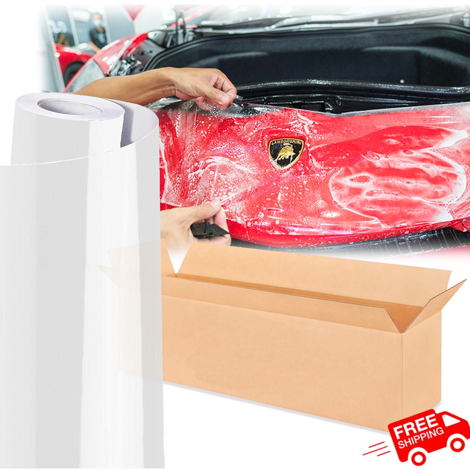 PPF Paint Protection Film 8Mil High Gloss TPU Self-Healing Scratch Resistance