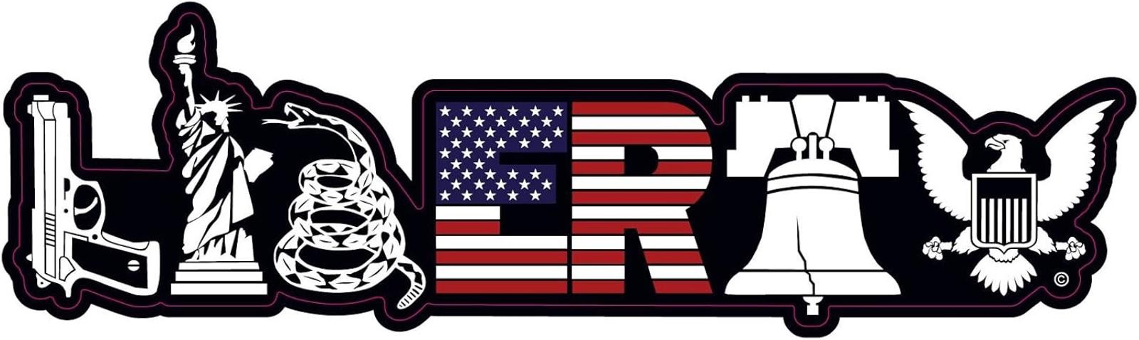 5″ Conservative Liberty Vinyl Bumper Sticker