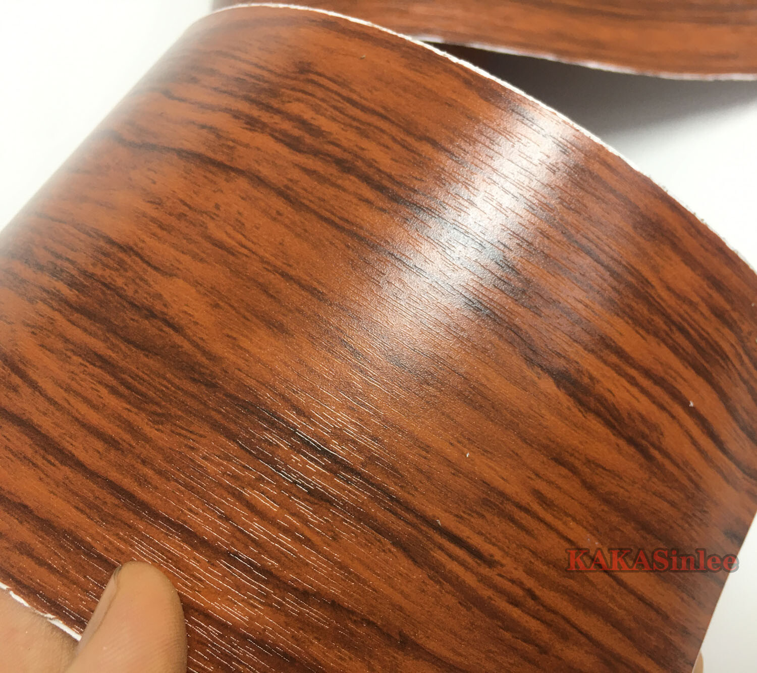 #9723 – 4in W Wood Textured Grain Tape Decal Vinyl Wrap PVC Sticker House Decors