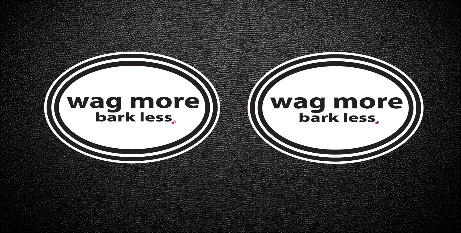 Wag More Bark Less Dog Decal Sticker D68 Free Same Day Shipping