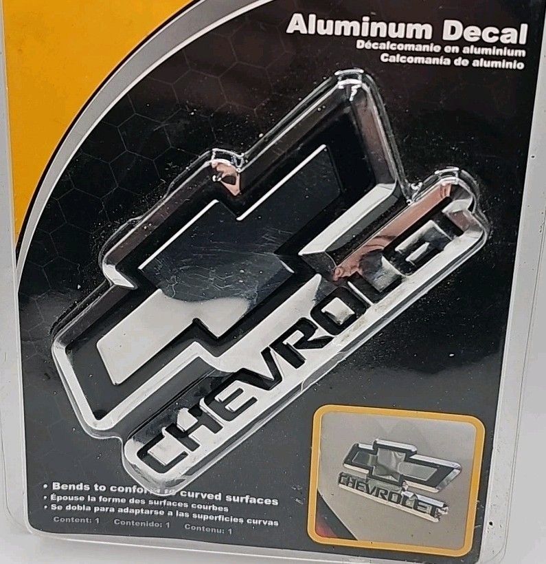 Chevy Chevrolet Car Truck Auto Aluminum Decal Emblem Bendable Official Licensed