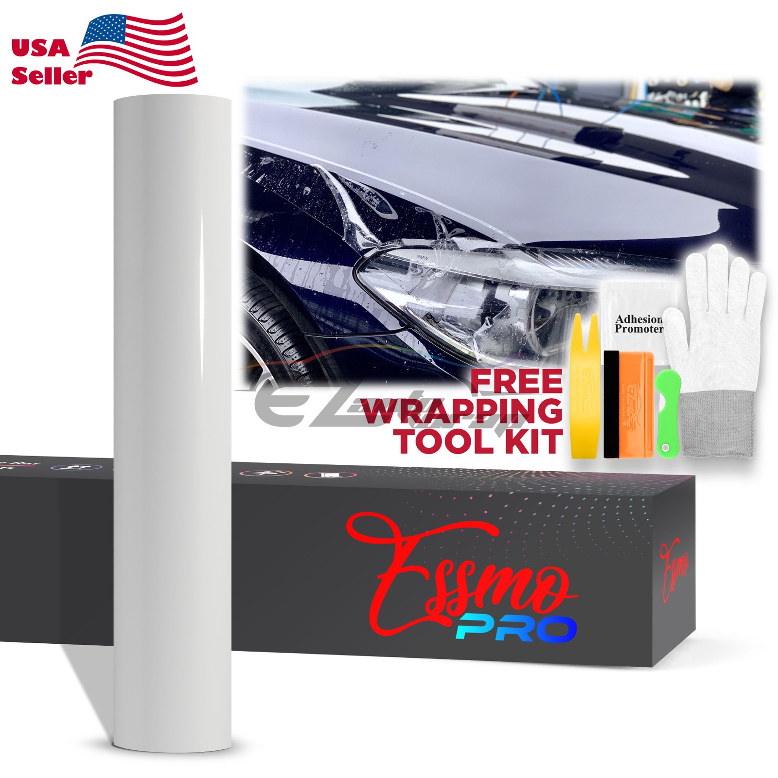 PPF TPU Clear PRO Gloss Paint Protection Film Car Wrap Scratch Resistant Shield