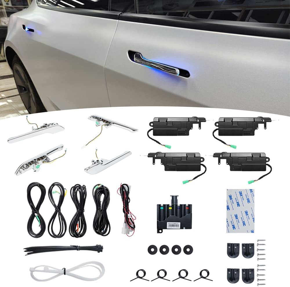For Tesla Model 3 Y Electric Handle Electric Suction Type Door Lock 2020-2022