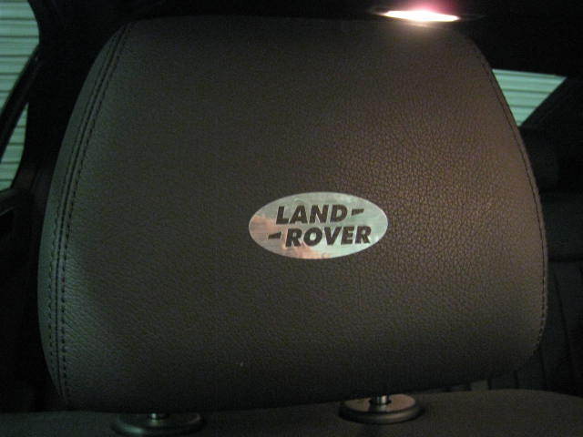 4xLANDROVER LOGO Headrest badge decal