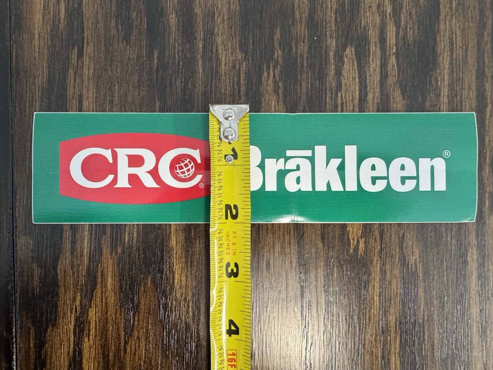 CRC Brakleen Sticker Decal – 8″ x 2″