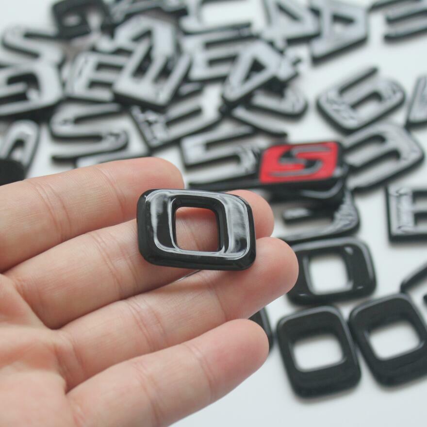 Gloss Black Emblems for Mercedes Benz E43 E53 E63 E63s AMG 4MATIC V8 BITURBO/