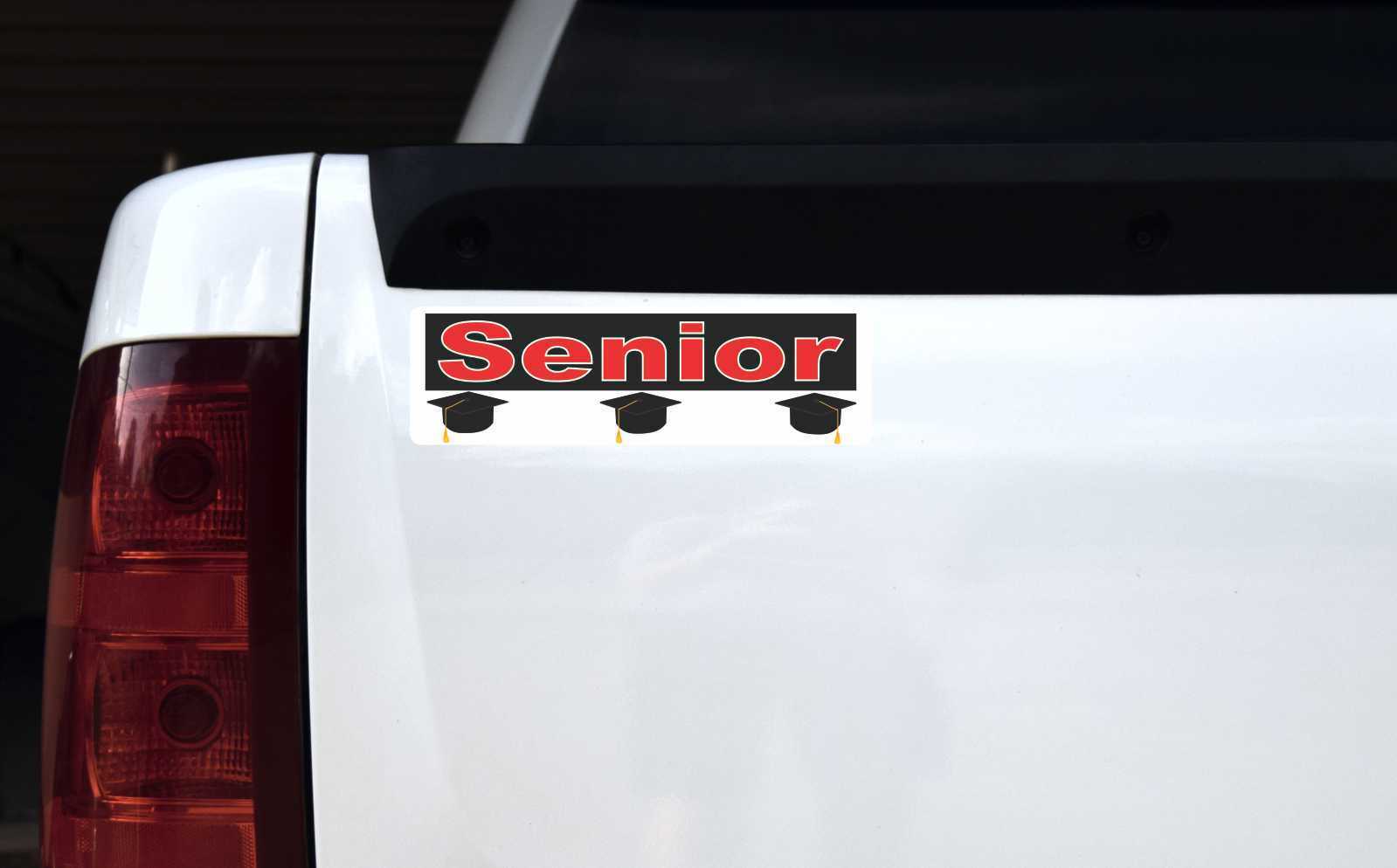 10in x 3in Senior Vinyl Sticker