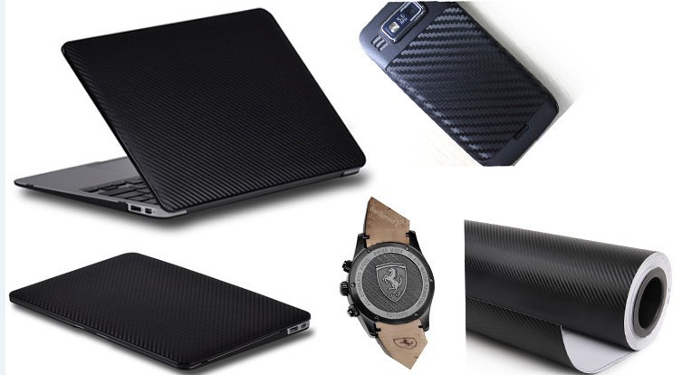 3D BLACK CARBON FIBER VINYL WRAP 24″X60″ (2FT X 5FT)