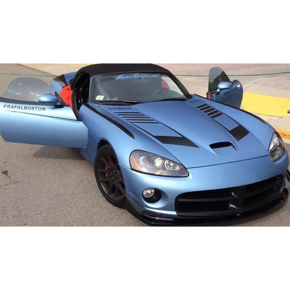 Avery Dennison SW900 Supreme Matte Frosty Blue Metallic Vinyl Car Wrap | 643-M