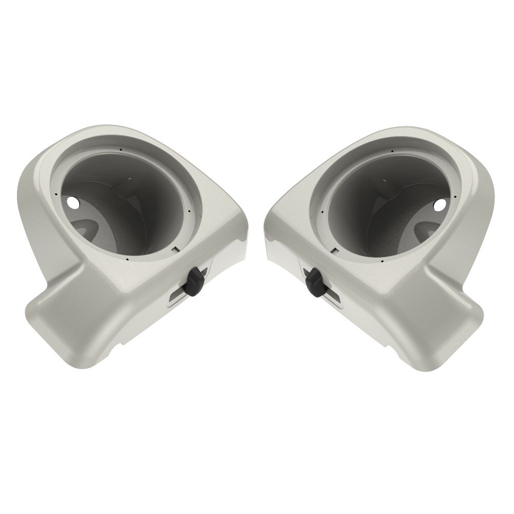 Bonneville Salt Pearl 6.5 inch Speaker Pods Lower Fairings Fits 14+ Harley