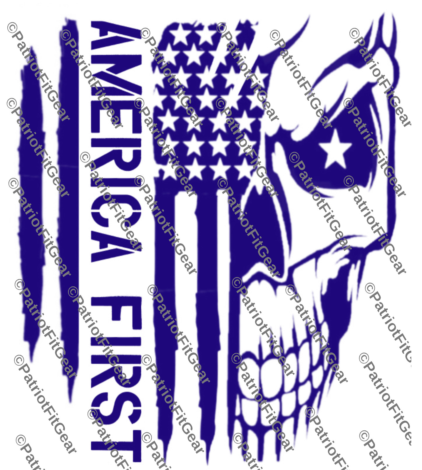 America First,Death Skull,Flag,We The People,MAGA,Liberty,Custom Vinyl decal