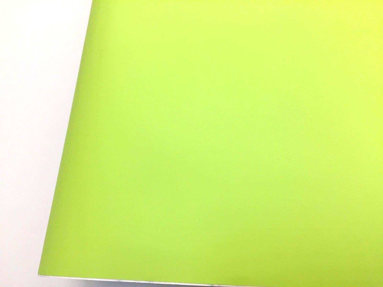 Matte Flat Lime Light Green Vinyl Car Wrap Film Auto Decal Sticker Sheet Roll