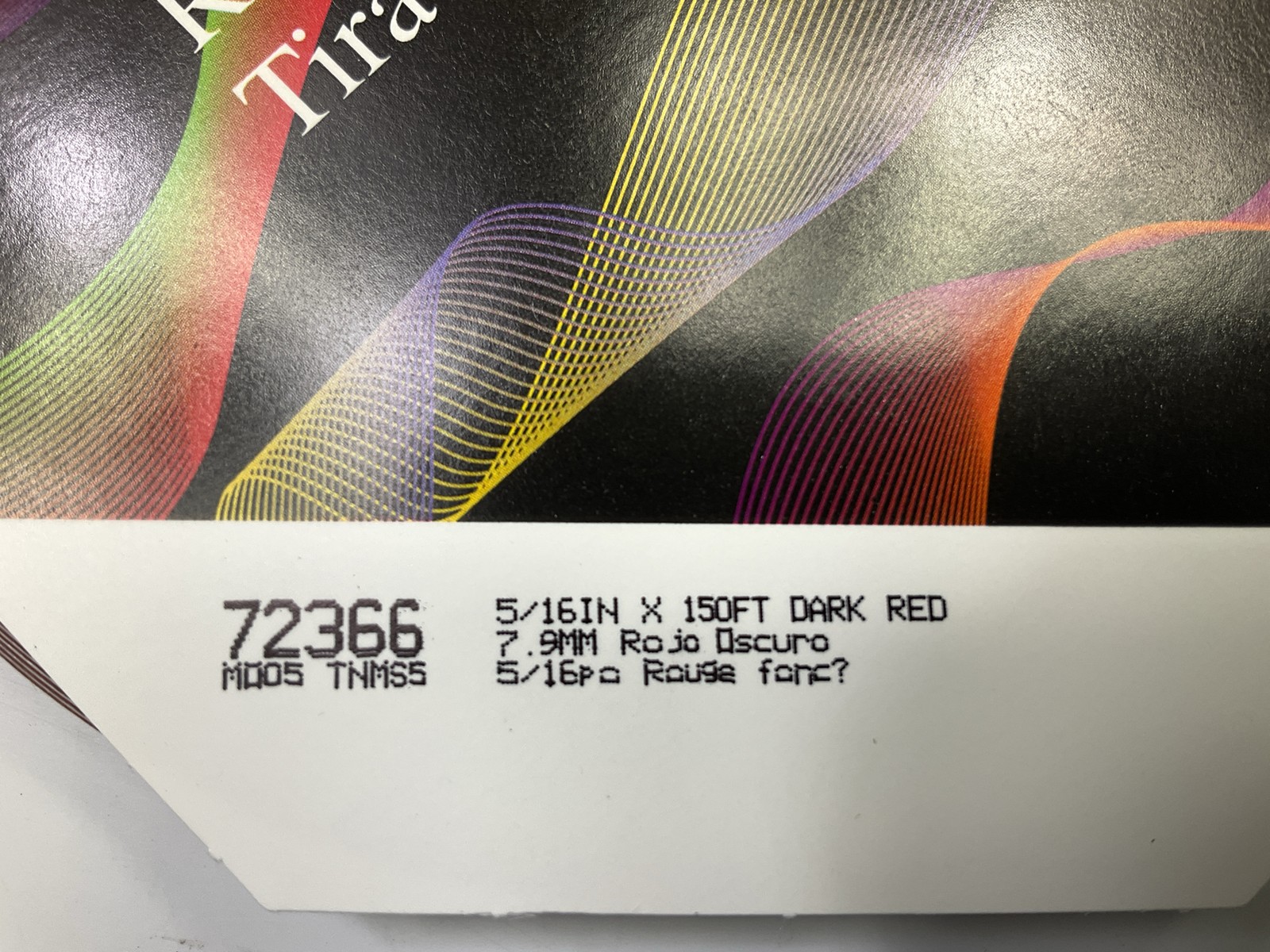 3M 72366 Pinstripe Striping Tape Scotchcal 5/16″ X 150 Feet, Dark Red