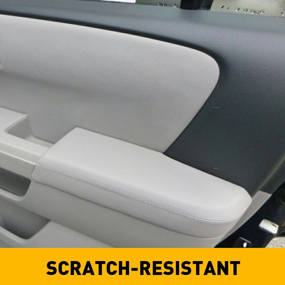 Set Front Rear Leather Door Panels / Console Lid Cover For Honda 2009-2015 Pilot